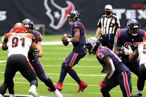 Deshaun Watson with the Houston Texans