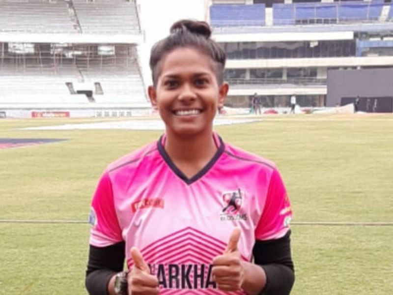 Indrani Roy starred in Jharkhand&#039;s run to the 2020-21 Women&#039;s Senior One-Day Trophy final. (Image courtesy: Sportstar)