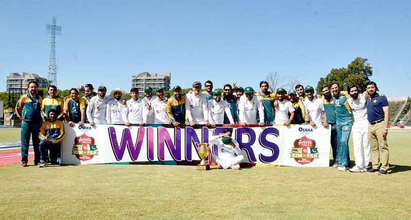 Pakistan beat Zimbabwe 2-0 in the away Test series. (Image Courtesy: Zimbabwe Cricket)
