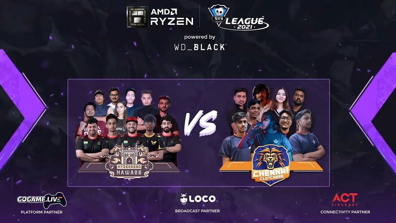 Skyesports Valorant League 2021: Day 35 matchup (Image from Skyesports)