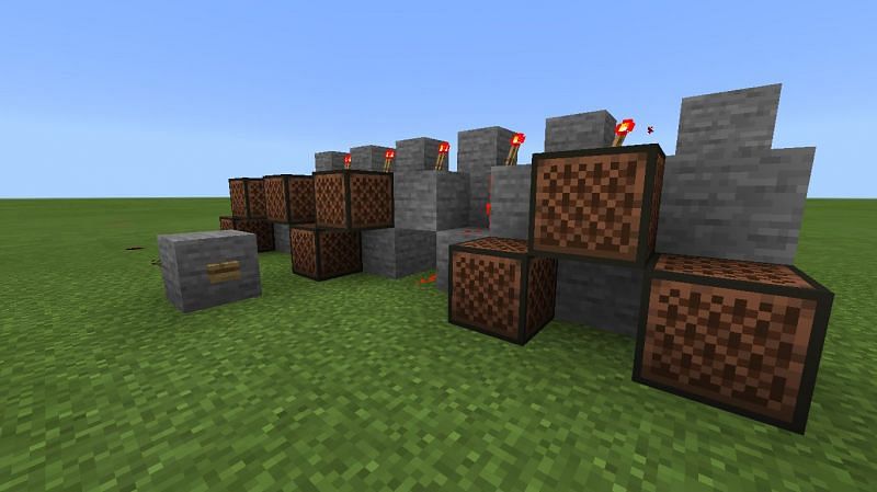 Note blocks are used for making music (Image via Minecraft Wiki)