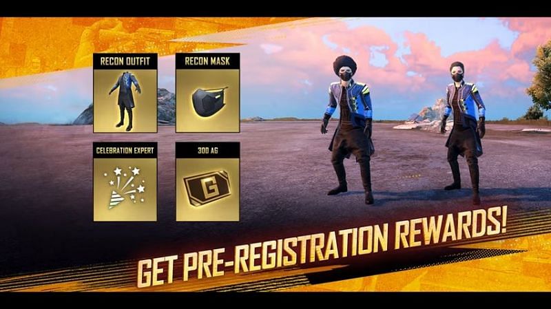 A still from the video displaying the rewards (Image via Battlegrounds Mobile India)