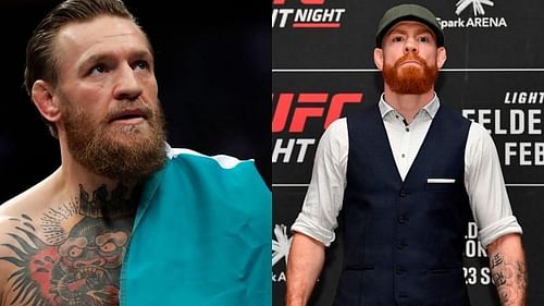 Irish UFC star Conor McGregor (left), 'The Irish Dragon' Paul Felder (right)