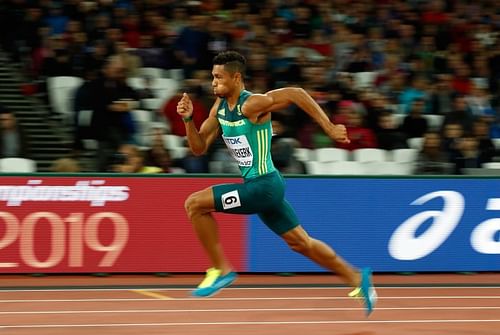 Wayde van Niekerk at the World Athletics Championships London 2017