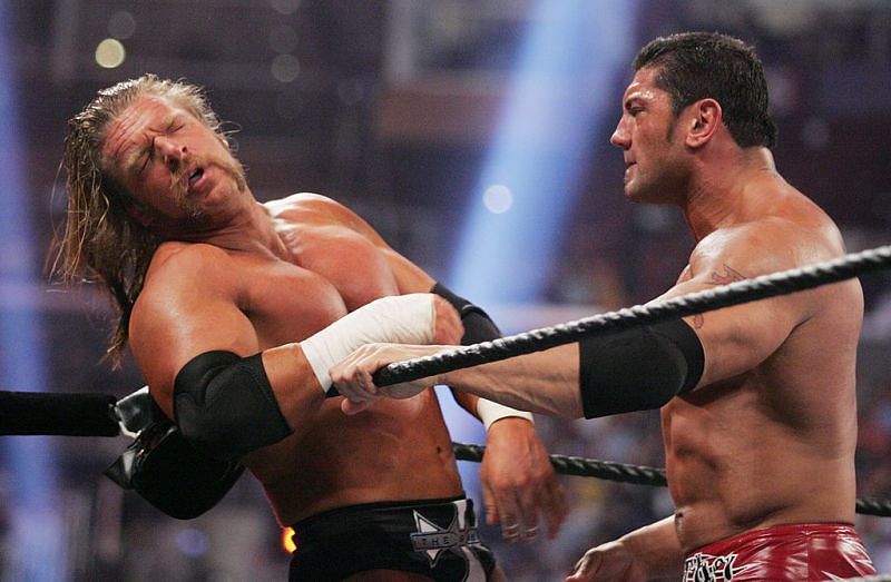  Batista and Triple H had a significant rivalry in 2005
