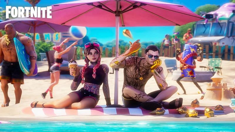 Summer Themed Fortnite Skins Every Leaked Fortnite Skin In Update 17 10 Summer Midas Beach Jules And More