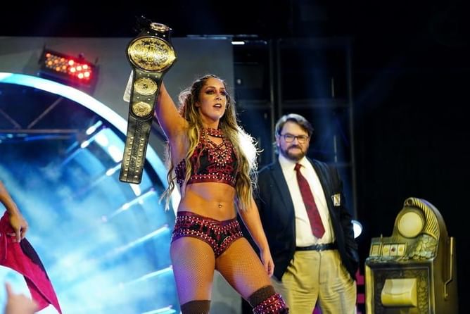 AEW Women's Champion Britt Baker teases huge inter-promotional match