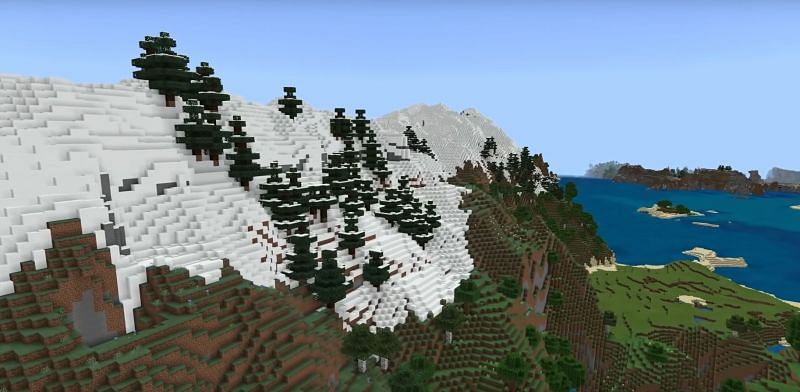 World Generation in Minecraft Caves Cliffs update 