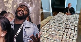 How much did Floyd Mayweather try to bet on himself vs. Conor McGregor?