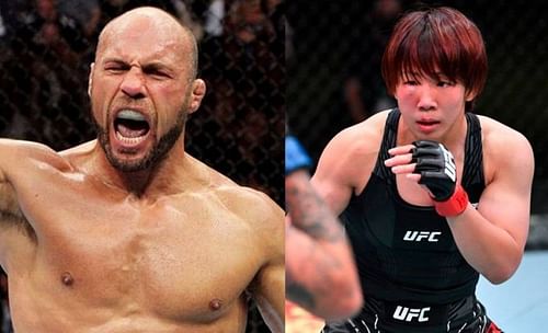 Randy Couture (left); Kanako Murata (right)