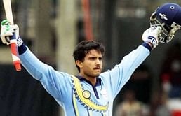 What is the highest score by an Indian player in the ICC tournament finals?