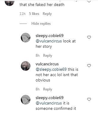 Fans debate on the credibility of Icierra&#039;s Instagram account