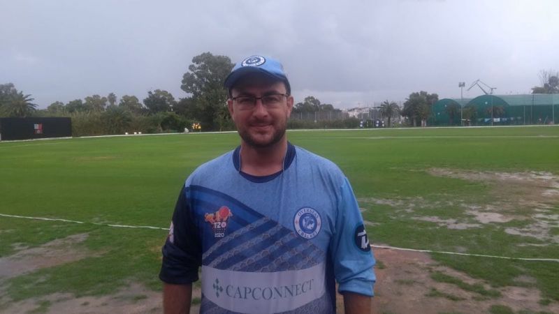 Jurg Hirschi plays for Overseas CC (Image Courtesy: ECN)