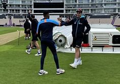 WTC Final: Pacers Mohammed Siraj and Tim Southee catch up ahead of Day 2