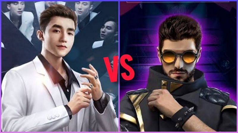 Comparing DJ Alok and Skyler in Free Fire