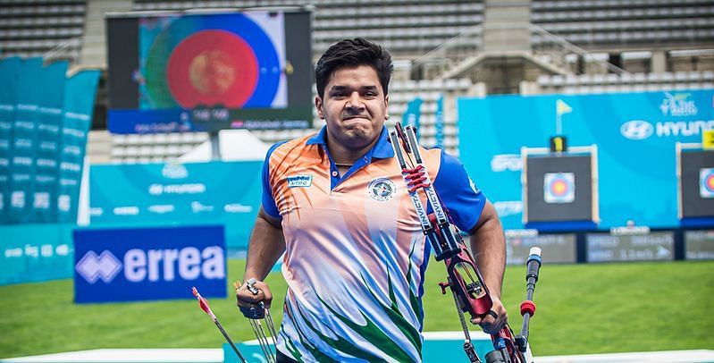 GOLD for Abhishek Verma (credit: World Archery/Twitter)