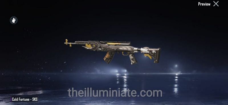 SKS gun skin (Image via: theilluminate.com)