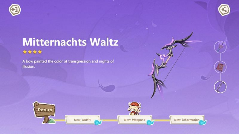 Matternachts Waltz-a four-star bow (Image via Genshin Impact)