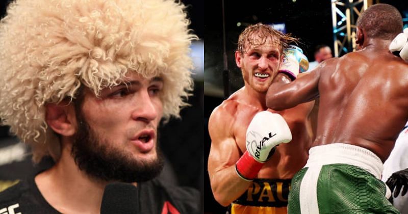 Khabib Nurmagomedov wasn&#039;t too thrilled about the highly-publicized Logan Paul vs. Floyd Mayweather fight