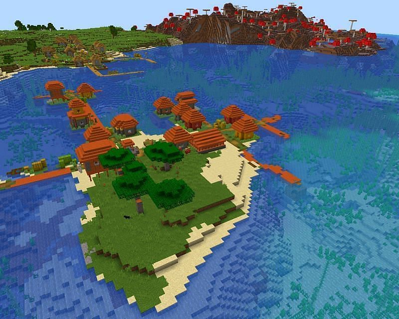 Savanna village (Image via Minecraft)