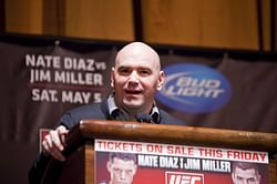 A throwback look at photos of UFC President Dana White with hair
