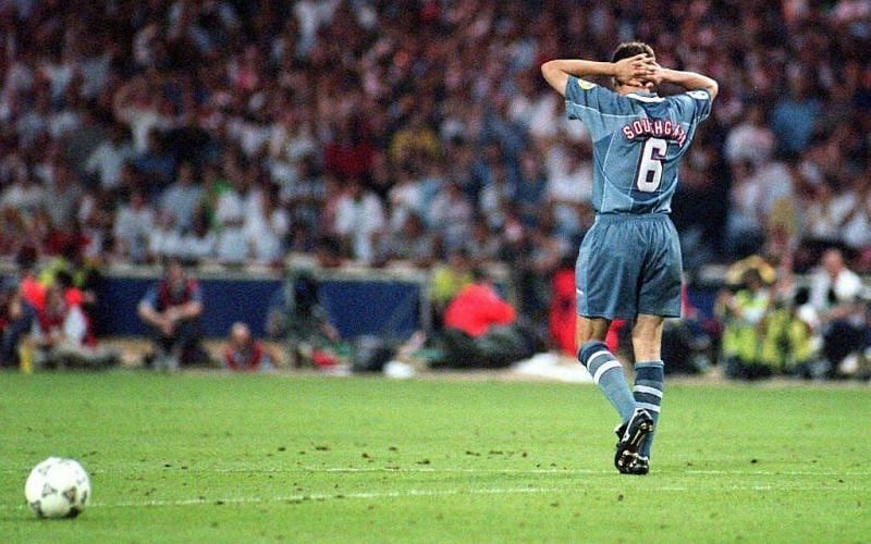 Current England boss Gareth Southgate missed the crucial penalty at Euro 96 to hand semi-final victory to Germany