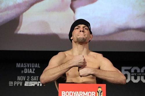 Nate Diaz's fight against Leon Edwards is officially on after both fighters made weight successfully