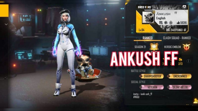 Ankush FF is one of the most popular content creators in the Free Fire community