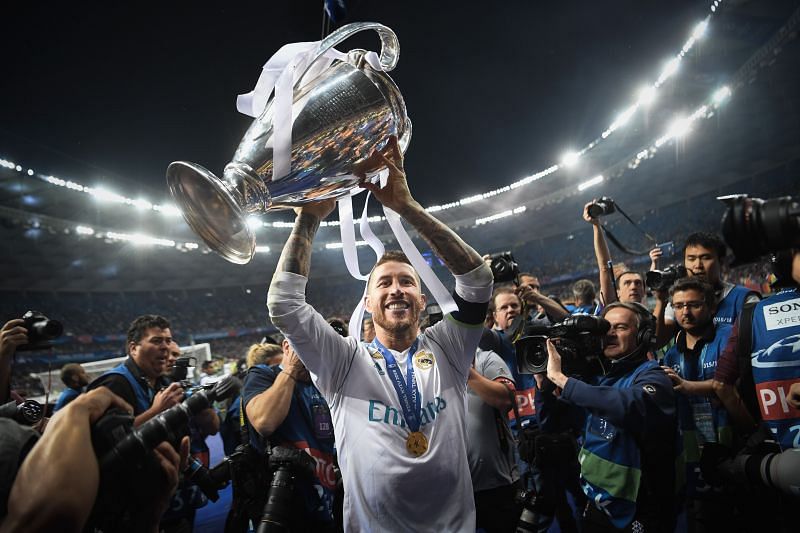 Real Madrid won three back-to-back Champions League under Sergio Ramos&#039; captaincy