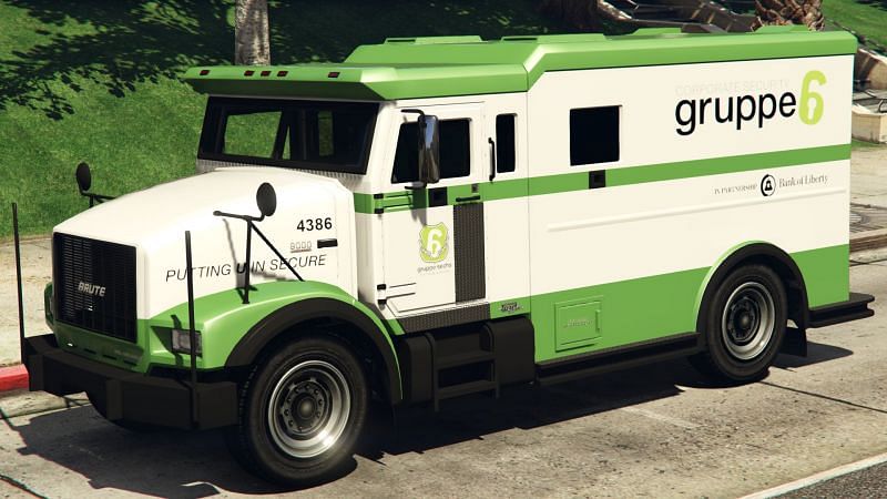 An armored truck a player could rob (Image via GTA Wiki)