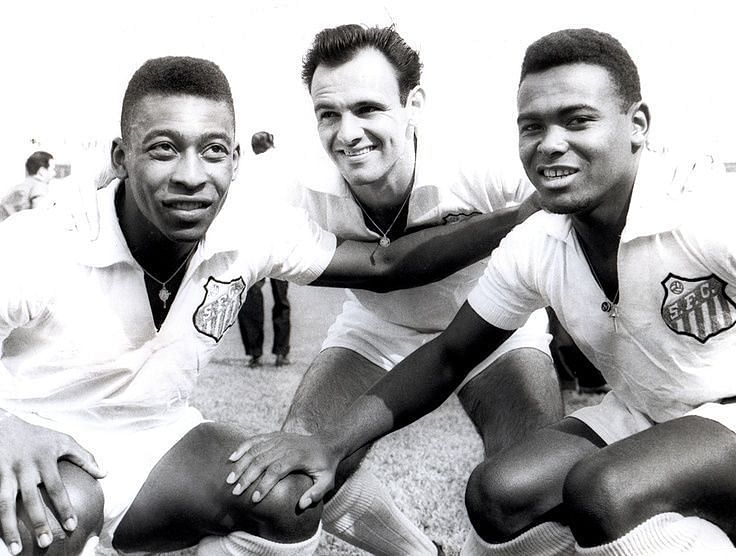 Pele, Pepe and Coutinho (Photo cred: Daily Advent Nigeria)