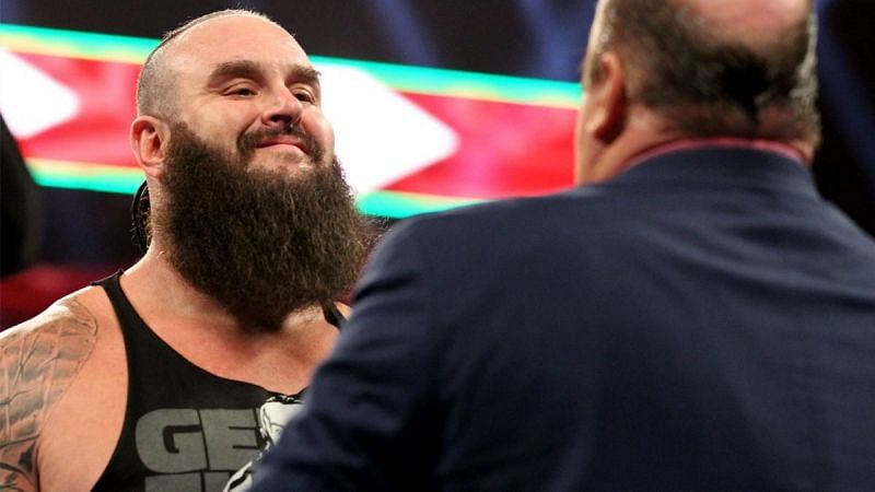 Braun Strowman and Paul Heyman