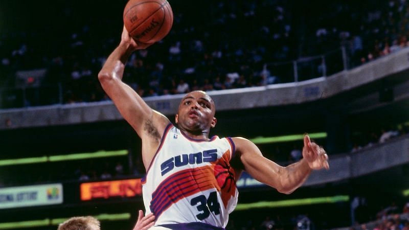 Charles Barkley with the Phoenix Suns in the 1993 NBA playoffs