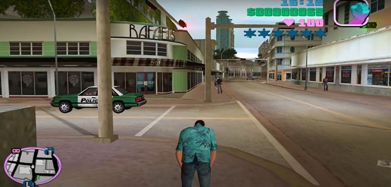 Tommy gasping for breath in GTA Vice City(Image via Vučko100 YouTube)
