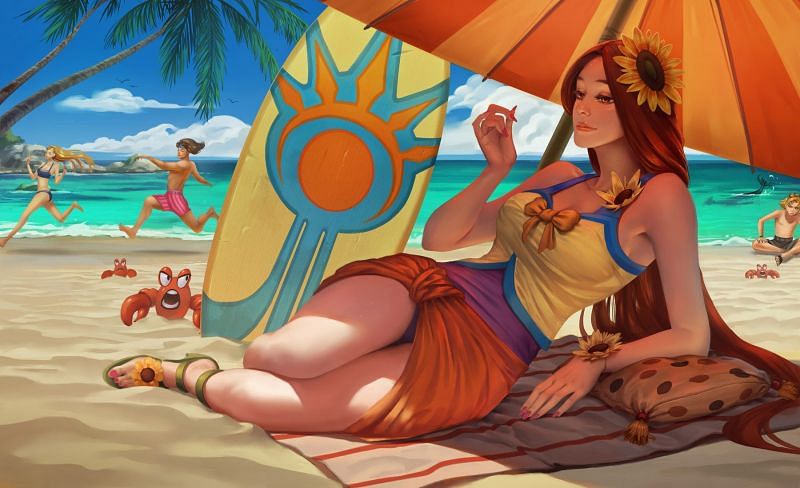 The Pool Party is a semi-seasonal event to commemorate summer time (Image via Riot Games - Wild Rift)