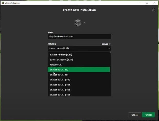 How to update Minecraft Java Edition from 1.16 to 1.17 easily