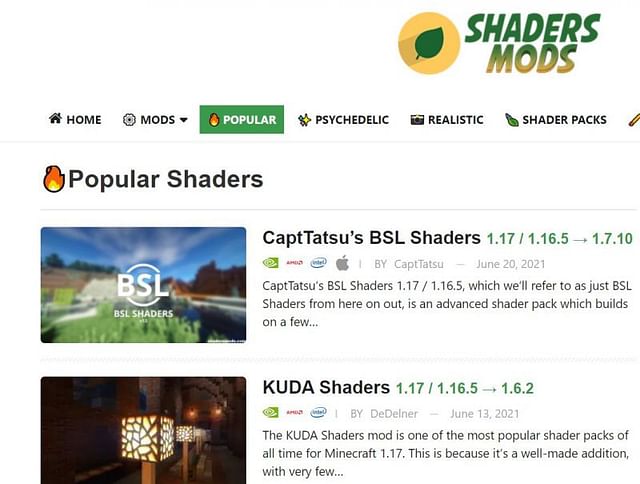 How to install shaders on Minecraft Java Edition