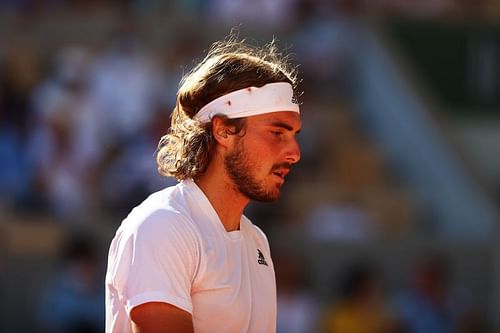 Stefanos Tsitsipas at Roland Garros 2021