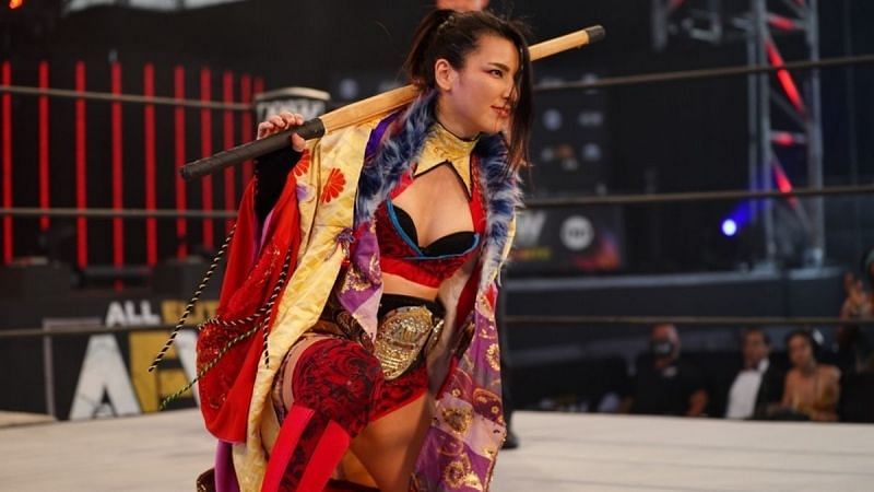 Hikaru Shida as AEW Women&#039;s Champion