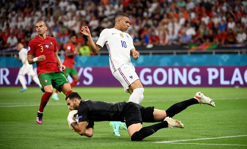 Kylian Mbappe could not make a mark in this game at Euro 2020