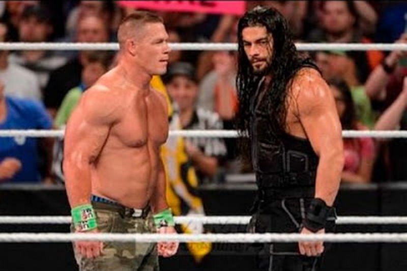 John Cena and Roman Reigns