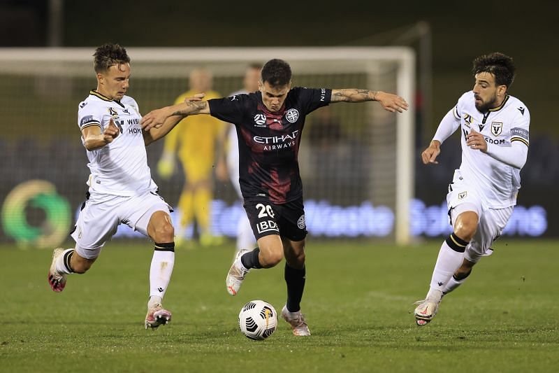 Melbourne City take on Macarthur in the Finals Series semi-final on Friday