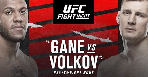 Ciryl Gane vs Alexander Volkov poster