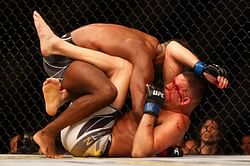 Abubakar Nurmagomedov asks Nick Diaz to "throw in the towel" as brother Nate Diaz was getting dominated by Leon Edwards
