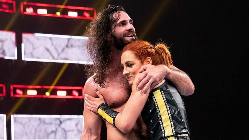 Seth Rollins and Becky Lynch in WWE
