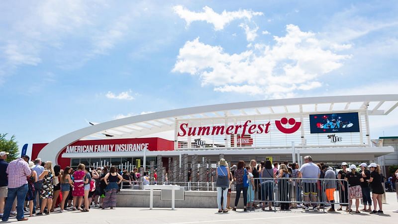 The biggest performances at Summerfest 2021 will take place at the American Family Insurance Amphitheater in Milwaukee (Image via Summerfest)