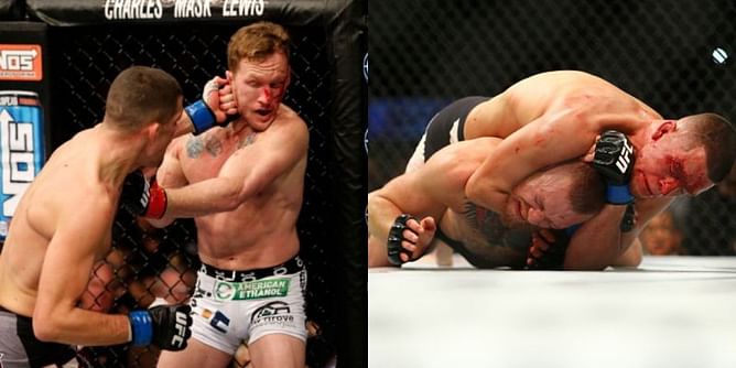 Nate Diaz's 3 most brutal UFC finishes
