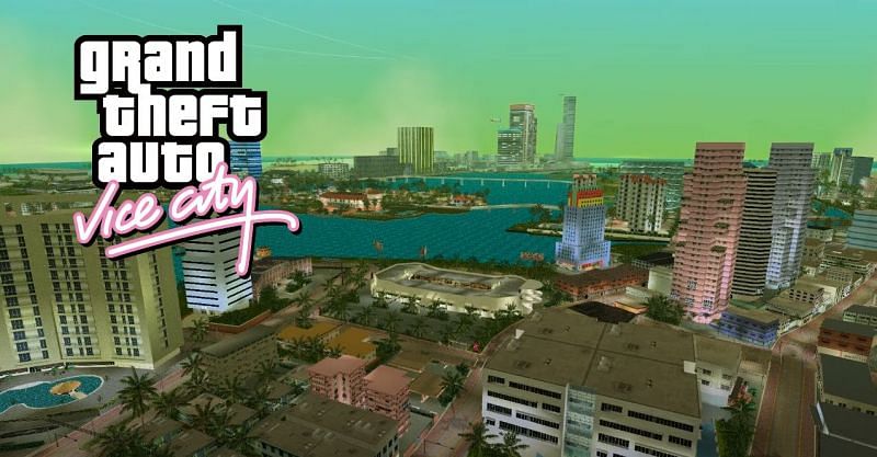 An example of a graphical mod (Project2DFX) that makes Vice City better looking (Image via Sportskeeda)
