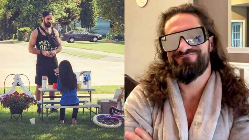 Seth Rollins was recently spotted helping out a little girl.