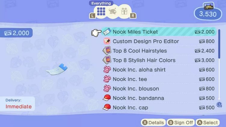 Nook Miles app. Image via Animal Crossing Wiki